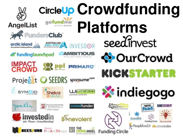 listado de plataformas de crowdfunding segun su tipo